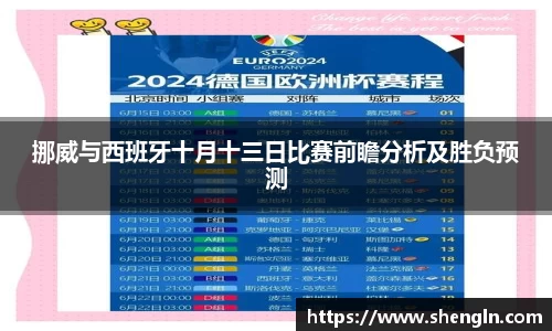 挪威与西班牙十月十三日比赛前瞻分析及胜负预测